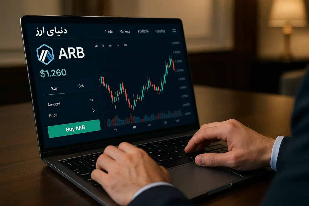 آموزش خرید ارز آربیتروم-2