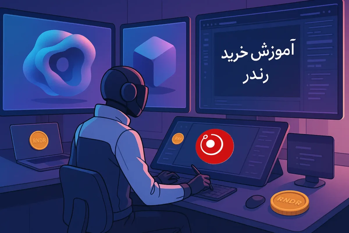 آموزش خرید ارز رندر